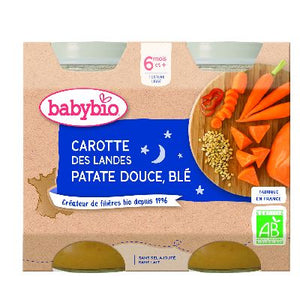 Ppot B.N. Carotte Patate Douce Ble 2x200g