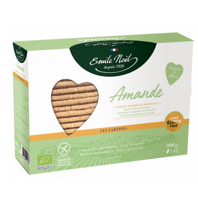 Tartines Amande Ss Gluten 2x100g