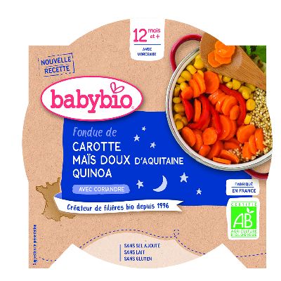 Assiette Carotte Mais Quinoa 230g